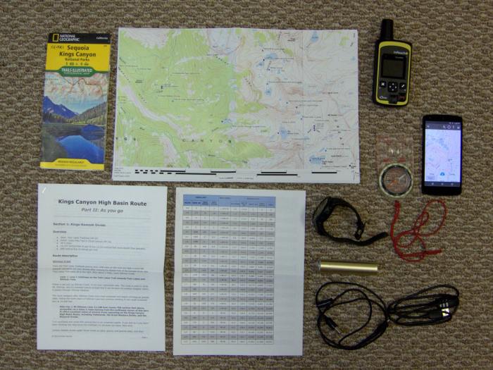 Backpacking apps for planning and navigation